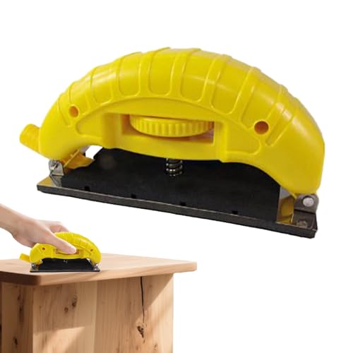 Schleifblöcke für Karosserie Auto – Schleifblock für Handwerk | Ergonomischer Griff, Zubehör verstellbar für Oberflächen Metall Lack Glas Fliesen Möbel von Générique