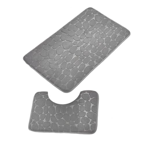 Schnelltrocknender Badezimmerteppich – schnell trocknender Badezimmerteppich | leicht zu reinigendes Korallenvlies-Badeset | rutschfeste Bodenmatte für Badezimmer, Küche, Zuhause, Leinwand Schnelltrocknender Badezimmerteppich – schnell trocknender Badezimmerteppich | leicht zu reinigendes Korallenvlies-Badeset | rutschfeste Bodenmatte für Badezimmer, Küche, Zuhause, Leinwand von Générique