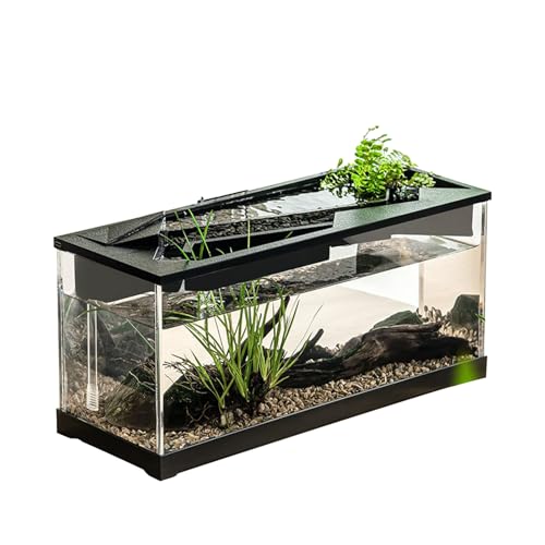 Schreibtisch-Aquarium aus Acryl, transparent, mit Filter | Turtle Habitat Fish Schüssel mit -System für Zuhause, Studio, Tisch Schreibtisch-Aquarium aus Acryl, transparent, mit Filter | Turtle Habitat Fish Schüssel mit -System für Zuhause, Studio, Tisch von Générique