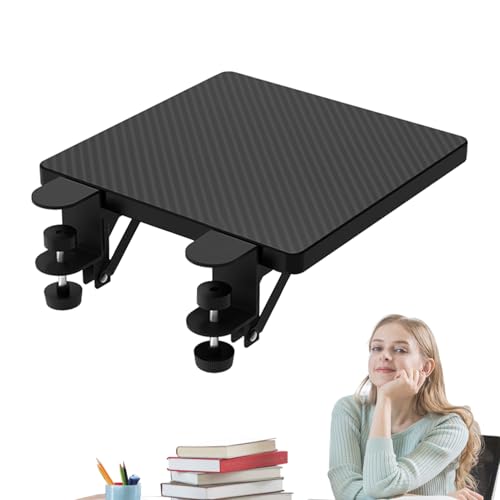Schreibtisch-Erweiterungsregal, Zange auf Schreibtischverlängerung – Schreibtischbefestigung für Büroklammern, ergonomisch, mit Clip auf , Tischverlängerung von Générique