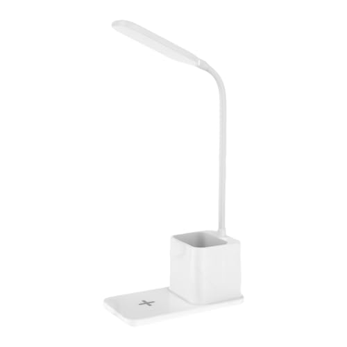 Schreibtischlampe – Nachttischlampe | LED-Schreibtischlampe | Studienlampen mit einstellbarer Helligkeit, Handy-Ladegerät, helle Tischlampen zum Lesen von Bure Zubehör von Générique