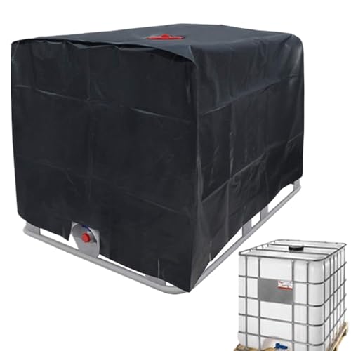 Schutzhülle für Wassertank | Abdeckung für Gartenfass | Oxford 210D Gewebe wasserdicht UV-Schutz für Tank 1 m³ Verwendung im Freien Camping Garten von Générique