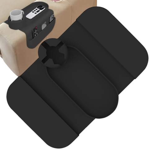 Sessel-Tablett | Sofa-Armablage aus Silikon | abnehmbares Snacktablett multifunktional für Teestube Frauen Männer im Innenbereich verwendet robuste Oberflächen im Wohnzimmer von Générique