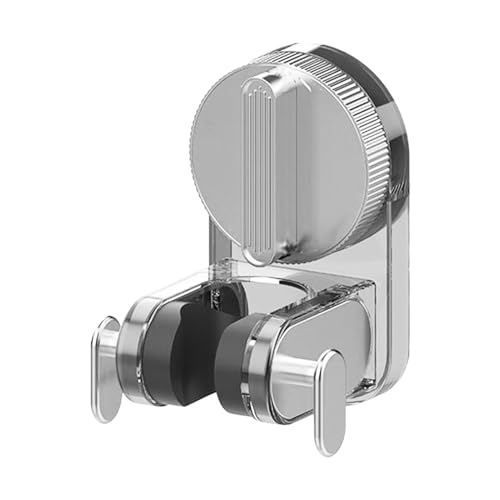 Shower Head Holder, Suction Mount Bracket, Adjustable Swivel Angle, Compact and Travel Friendly, Rotating Shower Arm Attachment for Bathroom, Camping Use, 3.03 x 3.15 x 4.13 inches von Générique