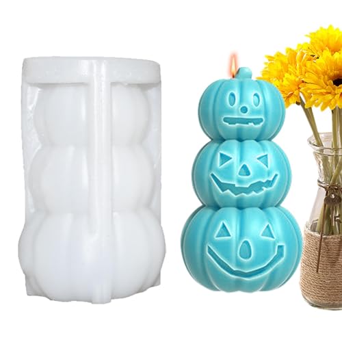 Silikonform - Flexible Flexible Silikonformen, Lebensmittel für Kerzen Form für Halloween Zubehör Kerzen Wiederverwendbare Kerzen Silikonform - Flexible Flexible Silikonformen, Lebensmittel für Kerzen Form für Halloween Zubehör Kerzen Wiederverwendbare Kerzen von Générique