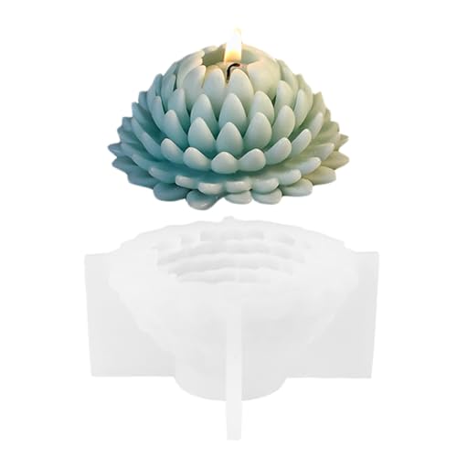 Silikonform für Blumenkerzen, Kerzenform aus Silikon für Blumen, Blumen-Silikonform, Silikonform für die Herstellung von Kerzen mit einfacher Öffnung, Blumenform von Générique
