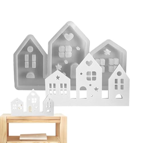 Silikonform für Haus, aus Silikon, Teelichthalter, Silikonform, Silikonform für Heimwerker, Gipsformwerkzeuge, Formen aus Silikon Silikonform für Haus, aus Silikon, Teelichthalter, Silikonform, Silikonform für Heimwerker, Gipsformwerkzeuge, Formen aus Silikon von Générique