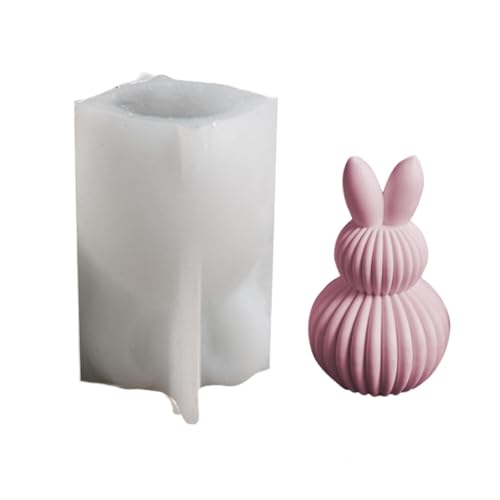 Silikonformen für Ostern, Silikonformen, -Form, Hasenohr-Zement-Silikonform | Urlaubs-Aromatherapie-Kerzen Schokoladenformen aus Kunstharz von Générique