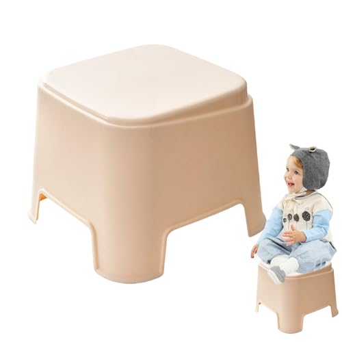 Sitzhocker – Duschsitz nicht skidable stapelbar, leichte Fußstütze für Kinder, Jugendliche und Erwachsene | Vielseitiger Badezimmerschritthocker, tragbare Sitzbank für L von Générique