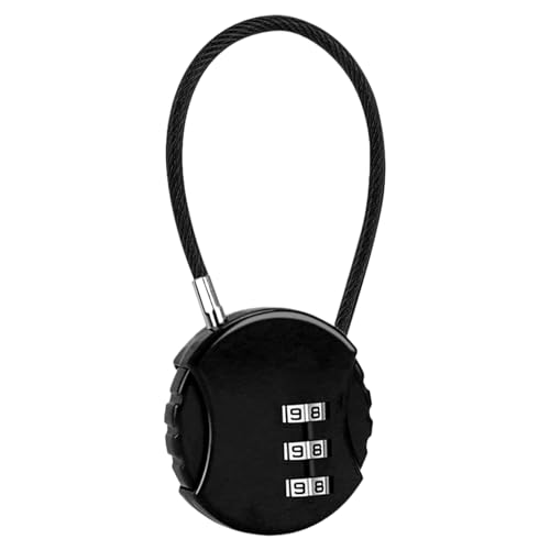 Small Code Lock – 3-stellige Verriegelung, Zahlenschloss ohne Schlüssel | Verriegelung der Reisetasche, Sicherheitsfach, Rucksack, runde Verriegelung, sicheres Zubehör für den Werkzeugkasten im von Générique