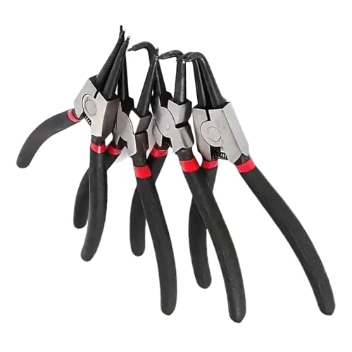Ring Pliers Set, External Circlip Bieger, Retaining Ring Pliers, Spring Loaded Pliers, Multifunctional Retaining Ring Folers with Heavy-Duty Straight for Removing Hoses and Gasket von Générique