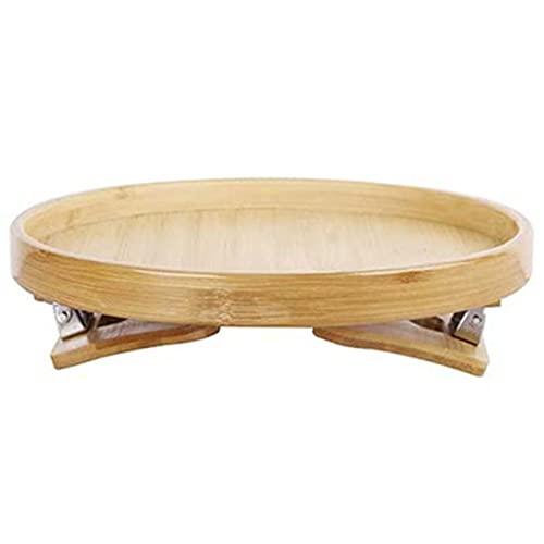 Sofa-Tablett-Tische aus Holz – Sofa-Armlehne | Arm-Clip für Getränke | Organizer für Sofa-Arme, Tablett für Fernbedienung, B von Générique