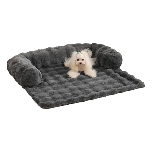 Sofabett für Haustiere – Schlafsofa für Haustiere | beruhigende Decke für Hundesofa | Schutzmöbel matt abnehmbar waschbar für tägliche Erholung im Haus von Générique