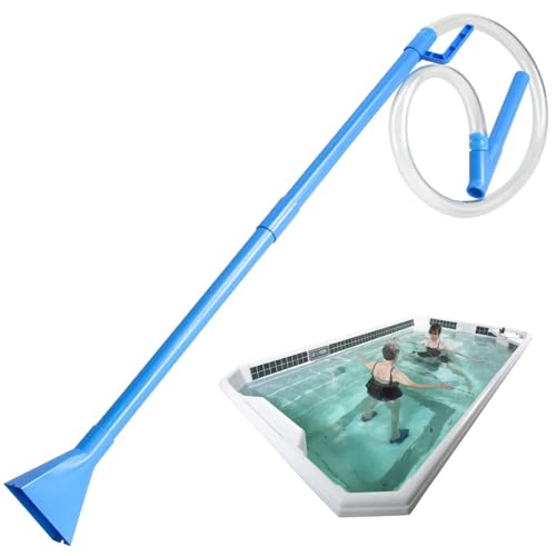 Spa-Staubsauger – Poolsauger, tragbare Wasserpumpe | wiederverwendbarer Teichsauger mit Filterbeutel, leichtes und langlebiges Design für die Pflege von Seen, Eiter von Générique