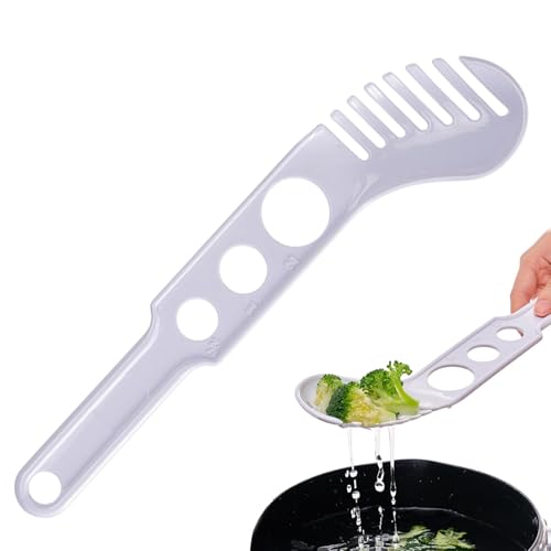 Spaghetti Spoon – Pasta Servierlöffel, Nudelsieb | hitzebeständiger Spaghetti-Werkzeug-Server Easy Scooping, Pasta Fork Handle, Küchenhelfer ohne Stab für l von Générique
