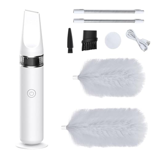 Spin Duster Automatisch – Elektrischer Spin Duster | Verstellbarer Spin Feather Duster | 360 ° Federrampe | Reinigung des Rotierenden Staubsammlers mit Rollen zum Reinigen von Spin Duster Automatisch – Elektrischer Spin Duster | Verstellbarer Spin Feather Duster | 360 ° Federrampe | Reinigung des Rotierenden Staubsammlers mit Rollen zum Reinigen von von Générique