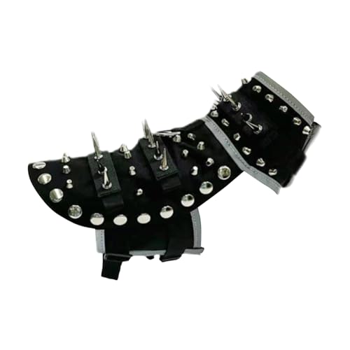 Spitzen-Weste für kleine Hunde | Geschirr mit Spitzen, reflektierende Schutzweste, verstellbarer Coyote-Mantel zum Schutz Ihres Haustieres vor Raptor Spitzen-Weste für kleine Hunde | Geschirr mit Spitzen, reflektierende Schutzweste, verstellbarer Coyote-Mantel zum Schutz Ihres Haustieres vor Raptor von Générique