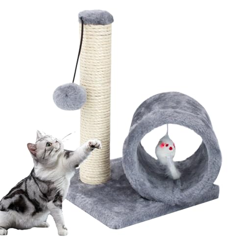Spring Toy Attachment, Durable Sisal Wrapped Column, 11.81 x 7.87 x 7.87 inches, Kitten Scratch Pillar, stabile Basis Design, Cat Scratching Post for Climbing, Scratching, Burrowing von Générique