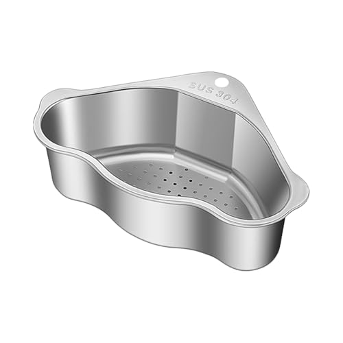 Spülbeckensieb, Eck-Abflusssieb, Multifunktionaler Küchenspülen-Auffangbehälter, Edelstahl-Spülbecken-Siebkorb, Trian von Générique