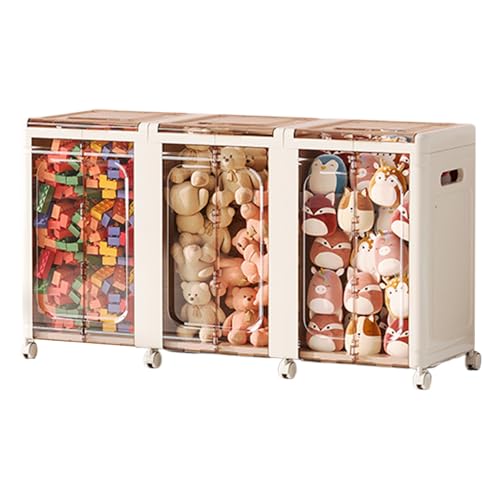 Stapelbare Aufbewahrungsschubladen, große faltbare Behälter mit Deckel | Organisation für Haus, Büro, Waschküche, Garage, Schlafzimmer Stapelbare Aufbewahrungsschubladen, große faltbare Behälter mit Deckel | Organisation für Haus, Büro, Waschküche, Garage, Schlafzimmer von Générique