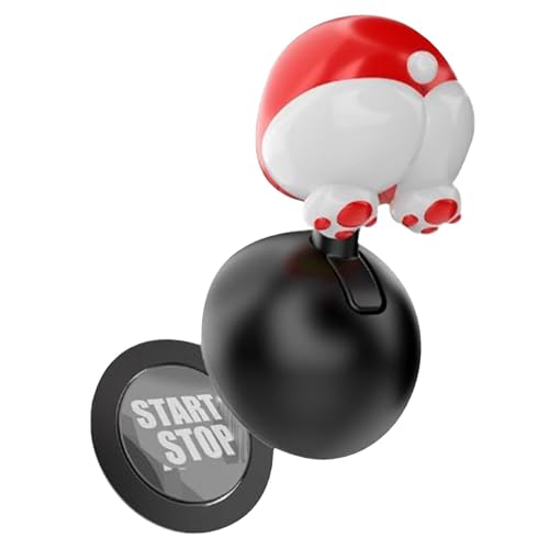 Startknopfabdeckung, Auto-Startknopfabdeckung, Auto-Motor-Joystick in Form eines Hundes, Starthilfe-Abdeckung für Auto-Startknopf, 1 Stück von Générique
