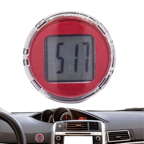 Stick auf der Uhr für das Armaturenbrett des Autos, die Uhren für das Armaturenbrett Stick On – Digitale Auto-Uhr, kleine Belüftungsuhr, selbstklebende Dekoration von Générique