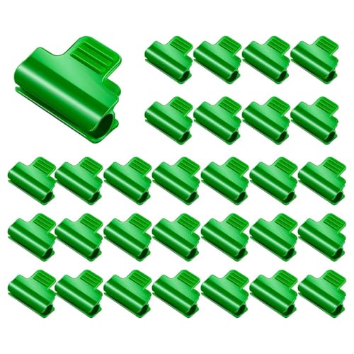 Stützclips – 2025 neue wiederverwendbare Gartenhalterungsclips | 30 Stück Garten-Strellis | Pfostenklemmen für Reifen im Gewächshaus, Gartenstützrahmen zum Reparieren von Générique
