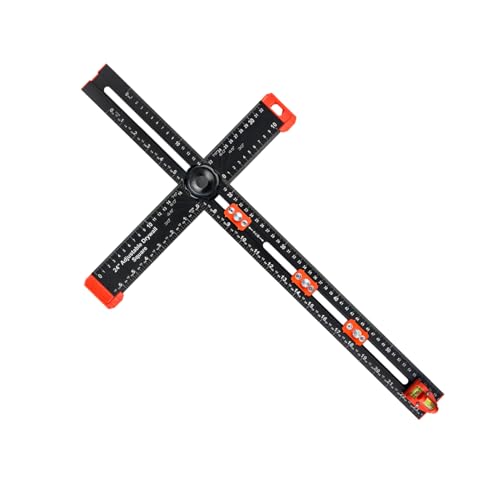T Square Ruler – Präzisions-Bohrmarkierungskopf, leichtes Tischlerwerkzeug | langlebige verstellbare Hardwareklammer für den Schrank, multifunktionales T-Holzlineal für Post T Square Ruler – Präzisions-Bohrmarkierungskopf, leichtes Tischlerwerkzeug | langlebige verstellbare Hardwareklammer für den Schrank, multifunktionales T-Holzlineal für Post von Générique