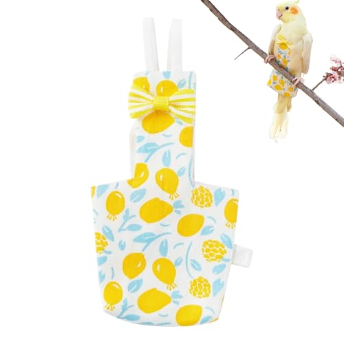 Taubentuch – weiche Baumwolldecke, Vogelfutter-Apparel | Verstellbares leichtes Flying Outfit mit wasserdichtem Innenfutter, wiederverwendbares Haustierkostüm für Parakeet Cockatiel Lovebird Macaw von Générique