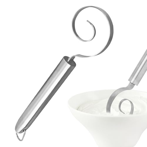 Teigbesen ohne, saurer Teig Schneebesen | Manuelles Rührwerkzeug für die Herstellung von | Verdickter Schneebesen aus Edelstahl, Küchenutensilien für zu Hause zum Backen Teigbesen ohne, saurer Teig Schneebesen | Manuelles Rührwerkzeug für die Herstellung von | Verdickter Schneebesen aus Edelstahl, Küchenutensilien für zu Hause zum Backen von Générique