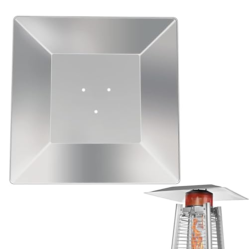 Terrassenheizungs-Reflektor – Ersatzteile für 4-seitige Terrassenheizkörper mit 3 voreingestellten Löchern | Universelle Ofenabdeckung, langlebige Terrassenheizungsabdeckung für RI Terrassenheizungs-Reflektor – Ersatzteile für 4-seitige Terrassenheizkörper mit 3 voreingestellten Löchern | Universelle Ofenabdeckung, langlebige Terrassenheizungsabdeckung für RI von Générique