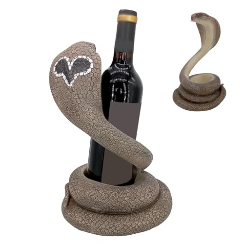 Tier-Weinflaschenhalter, Schlangenweinhalter | Weinregal Figur | Weinregal Figur Schlange Weinflaschenhalter | Große Tischtheke | Weinflasche | Dekorative Skulptur für die Küche Tier-Weinflaschenhalter, Schlangenweinhalter | Weinregal Figur | Weinregal Figur Schlange Weinflaschenhalter | Große Tischtheke | Weinflasche | Dekorative Skulptur für die Küche von Générique