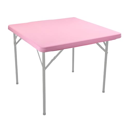 Tipide Quadratische Tischabdeckung, 34 x 34 Zoll – quadratische Tischabdeckung | Stretch Desk Topper | elastischer quadratischer Stoff | waschbar, Stretch-Tischdecke | Tischdecke von Générique