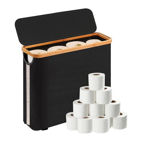 Toilettenpapier-Aufbewahrungsregal, 17,7 Zoll (43,7 cm) für die Waschküche, Badezimmer, Wandregal mit langlebigem Raumspardesign, organisiert von Générique