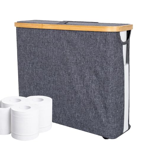 Toilettenpapierkorb, Toilettenpapier Organizer, 23L großer Papierbehälter mit Deckel, Toilettenpapierhalter, Staubdichter Papierrollenhalter für Haus und Hotel Toilettenpapierkorb, Toilettenpapier Organizer, 23L großer Papierbehälter mit Deckel, Toilettenpapierhalter, Staubdichter Papierrollenhalter für Haus und Hotel von Générique