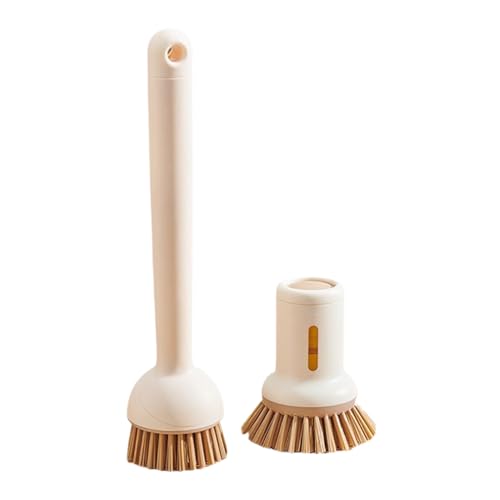 Topf-Scheuerbürste – Scheuerbürste mit langem Griff – Mehrzweck verstellbar | Quetschbürste – Bürste – 2er-Set zum Reinigen von Töpfen und Pfannen mit 2 Griffen Topf-Scheuerbürste – Scheuerbürste mit langem Griff – Mehrzweck verstellbar | Quetschbürste – Bürste – 2er-Set zum Reinigen von Töpfen und Pfannen mit 2 Griffen von Générique
