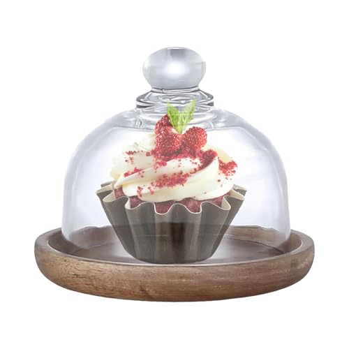 Tortenständer | Mini-Kuchenständer mit Kuppel für Partys – dekorativer Servierständer für Küche Desserts Obst Geburtstag Hochzeit Dekoration Tortenständer | Mini-Kuchenständer mit Kuppel für Partys – dekorativer Servierständer für Küche Desserts Obst Geburtstag Hochzeit Dekoration von Générique