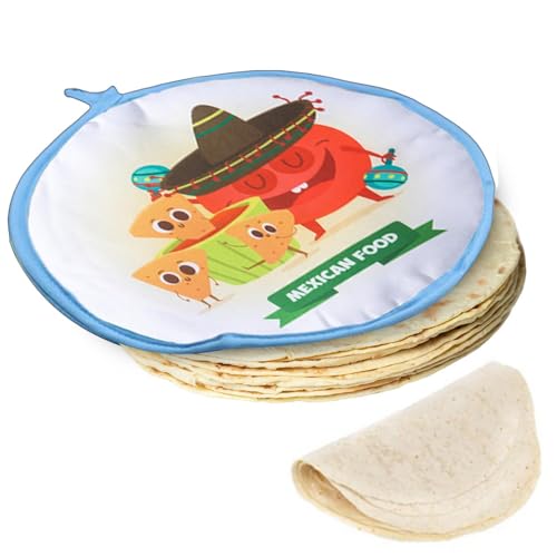 Tortilla-Wärmekissen – Isolierte Tasche für Tortilla, 30,5 cm, Baumwolltasche für Mikrowelle, zum Warmhalten von Lebensmitteln und Frische, Lebensmittelwärmer für Mais, Mehl, etc Tortilla-Wärmekissen – Isolierte Tasche für Tortilla, 30,5 cm, Baumwolltasche für Mikrowelle, zum Warmhalten von Lebensmitteln und Frische, Lebensmittelwärmer für Mais, Mehl, etc von Générique