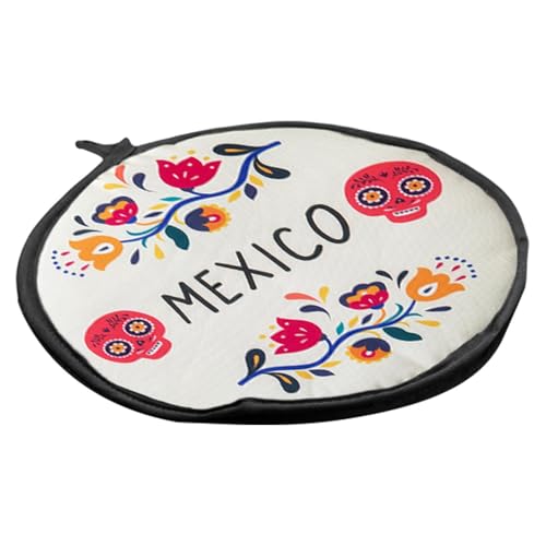 Tortilla-Wärmekissen – Isolierte Tasche für Tortilla, 30,5 cm, Baumwolltasche für Mikrowelle, zum Warmhalten von Lebensmitteln und Frische, Lebensmittelwärmer für Mais, Mehl, etc Tortilla-Wärmekissen – Isolierte Tasche für Tortilla, 30,5 cm, Baumwolltasche für Mikrowelle, zum Warmhalten von Lebensmitteln und Frische, Lebensmittelwärmer für Mais, Mehl, etc von Générique