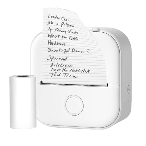 Tragbare Papierdrucker – Blue Tooth Wireless Smart Intanins aus Druckerpapier | Tragbarer Thermo-Fotodrucker im Taschenformat für selbstklebende Sammelalben Tragbare Papierdrucker – Blue Tooth Wireless Smart Intanins aus Druckerpapier | Tragbarer Thermo-Fotodrucker im Taschenformat für selbstklebende Sammelalben von Générique