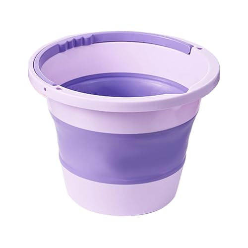 Tragbarer Reinigungseimer, Eimer für die Reinigung | Mit Griff Angeln Eimer für Picknick - Platzsparender Outdoor Wassertopf 6L - Haushaltswasserbehälter für Outdoor, Wandern von Générique