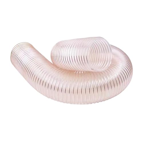 Transparentes PU-Rohr für Staubsauger, Rauchsauger, Auspuffrohr, 1 m x 0,63 mm, Innendurchmesser 25 mm (Innendurchmesser 70 mm) von Générique