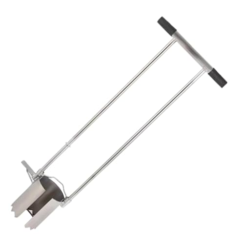 Transplanter von Zwiebeln mit langem Griff | Manueller Blumenzwiebelkasten mit langem Griff, stabiler Blumenzwiebelkasten, Rasen-Unkrautvernichter für die Gartenarbeit von Générique