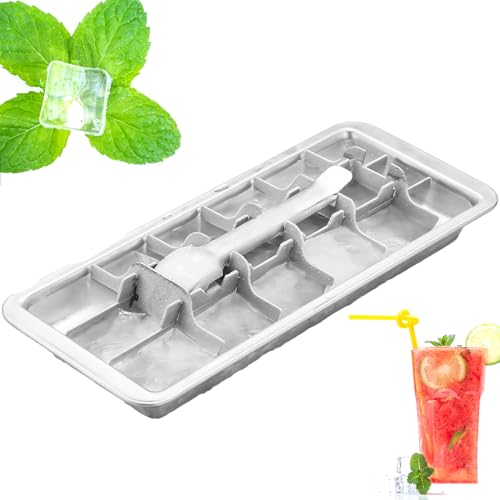 Trays – Maker | 18-Compartment Edelstahl Tray | Abnehmbares Easy-Release Design | Praktisch | Geeignet für Food, Wasser, Getränke, Cocktails, Kaffee von Générique