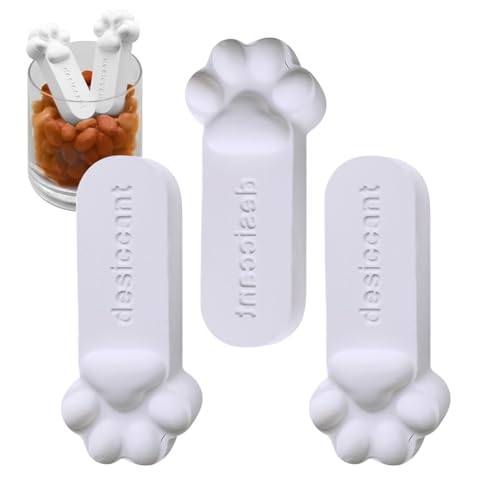 Trockenstab | Feuchtigkeitsabsorber für Katzensnacks – 3 Stäbe aus Kieselgur für Tierfutter – Innen, Schlafzimmer, Küche, Wohnzimmer von Générique