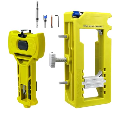 Türscharnierschablone, Schloss-Installationsset für Carpenter, Installationsschablone und Türscharnier-Modell mit verstellbaren Längen Türscharnierschablone, Schloss-Installationsset für Carpenter, Installationsschablone und Türscharnier-Modell mit verstellbaren Längen von Générique