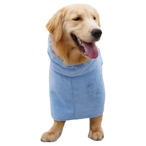 Turne Hundemantel, Trocknungsmantel für Haustiere, Hundemantel, Handtuch | saugfähiges Handtuch für Haustierbademäntel | Bademantel-Handtuch von Générique