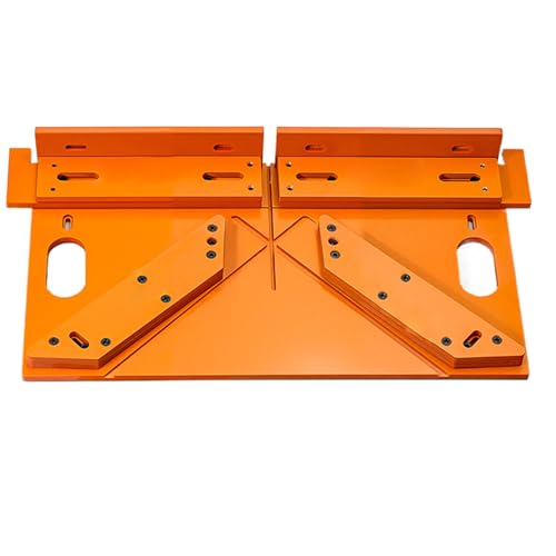 Untere Tischsäge – Winkelschnittführung für die Tür | robuste Türschnitthilfe | Fensterschneidehilfe in Winkel 45/90 Grad | Sicheres Positionierungsgetriebe D von Générique