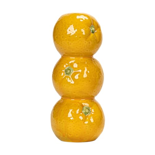 Vase in Form von Früchten | Pflanzgefäß in Obstform für den Mastertisch, sorgfältig entworfen mit handbemalten Oberflächen, diese von Früchten inspirierte Keramikvase von Générique