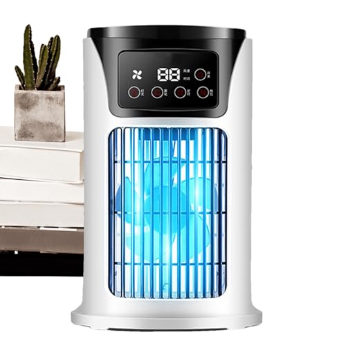 Ventilator für Klimaanlage – Kompakter USB-Kühlgebläse, leiser Schreibtischventilator | Wiederaufladbare Klimaanlage, tragbare Klimaanlage, Arbeitsteam Ventilator für Klimaanlage – Kompakter USB-Kühlgebläse, leiser Schreibtischventilator | Wiederaufladbare Klimaanlage, tragbare Klimaanlage, Arbeitsteam von Générique